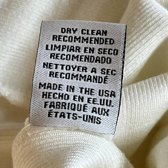 Rachel Pally Revolve Long Sleeve Top with Ruffle details White Color Size Small - Picture 10 of 11